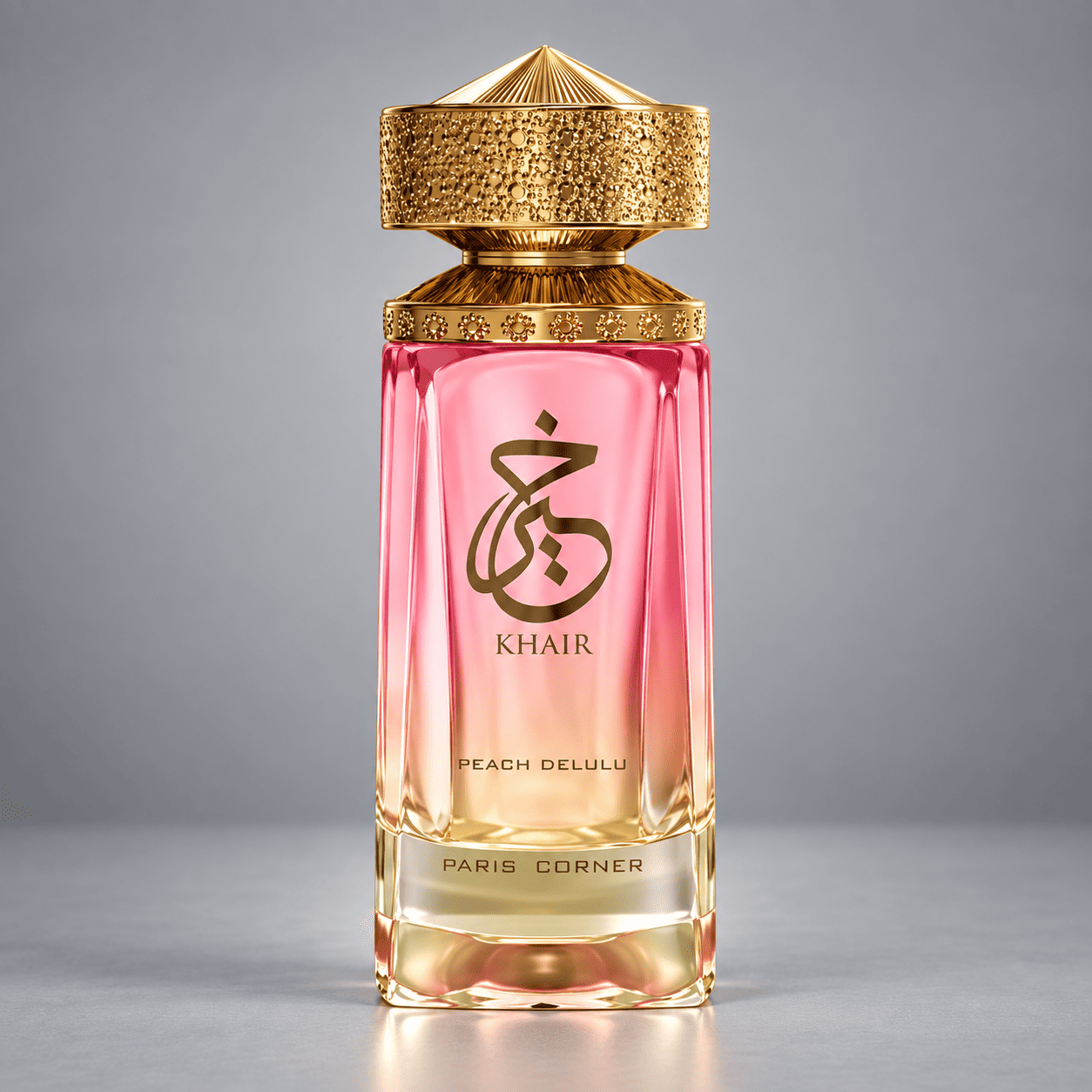 KHAIR Peach Delulu Perfume Bottle - PINK