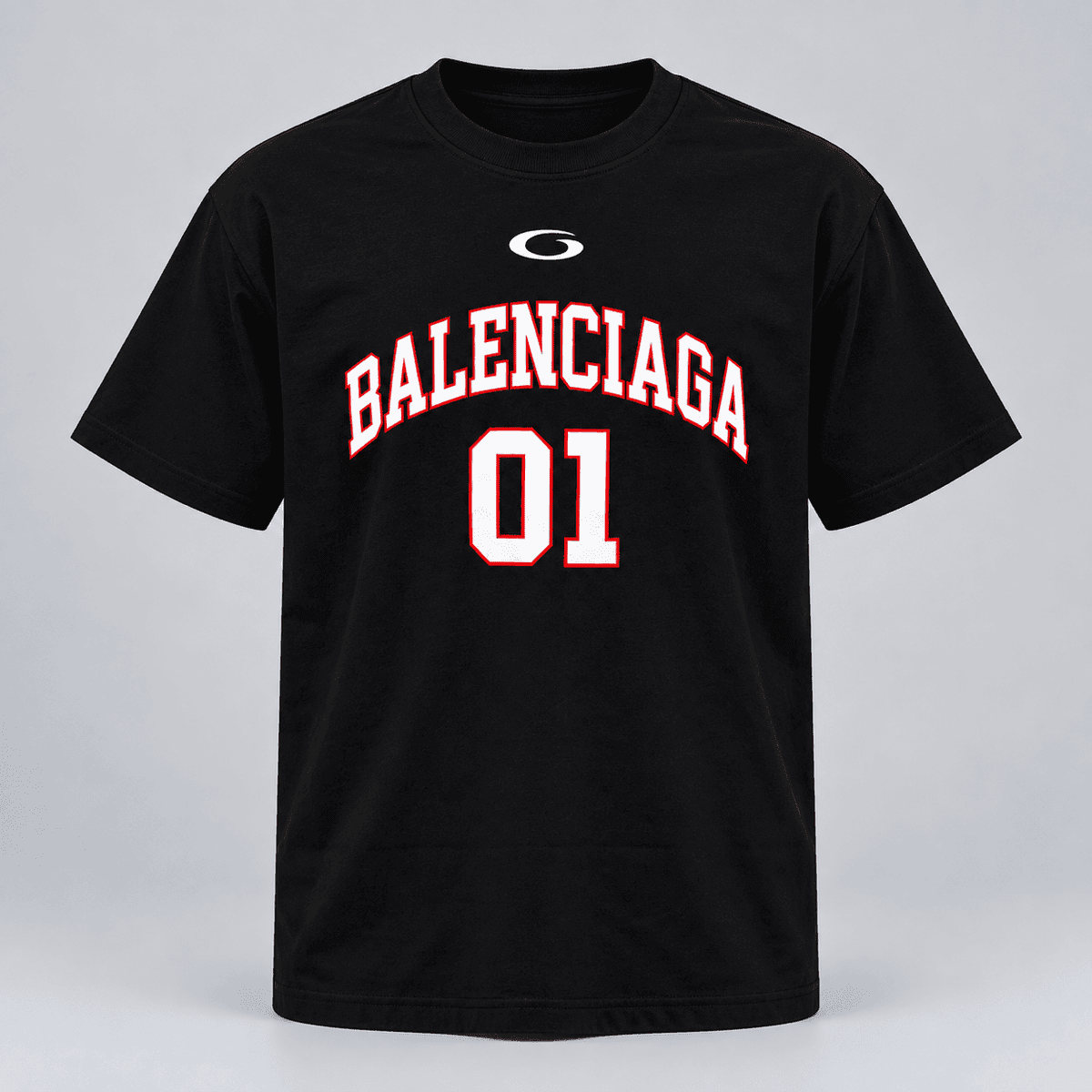 Men's Balenciaga 01 Oversized Graphic T-Shirt
