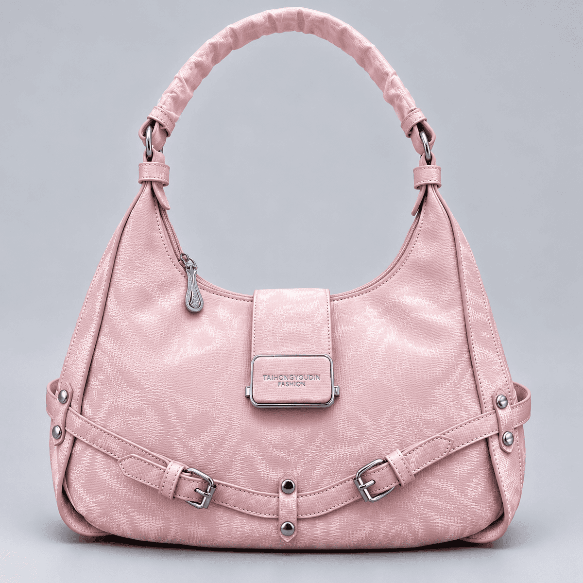 Taihongyoudin Fashion Buckle Accent Shoulder Bag